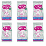 Alice Super Premium Kısırlaştırılmış Kedi Maması Somonlu Karidesli 6x1 kg