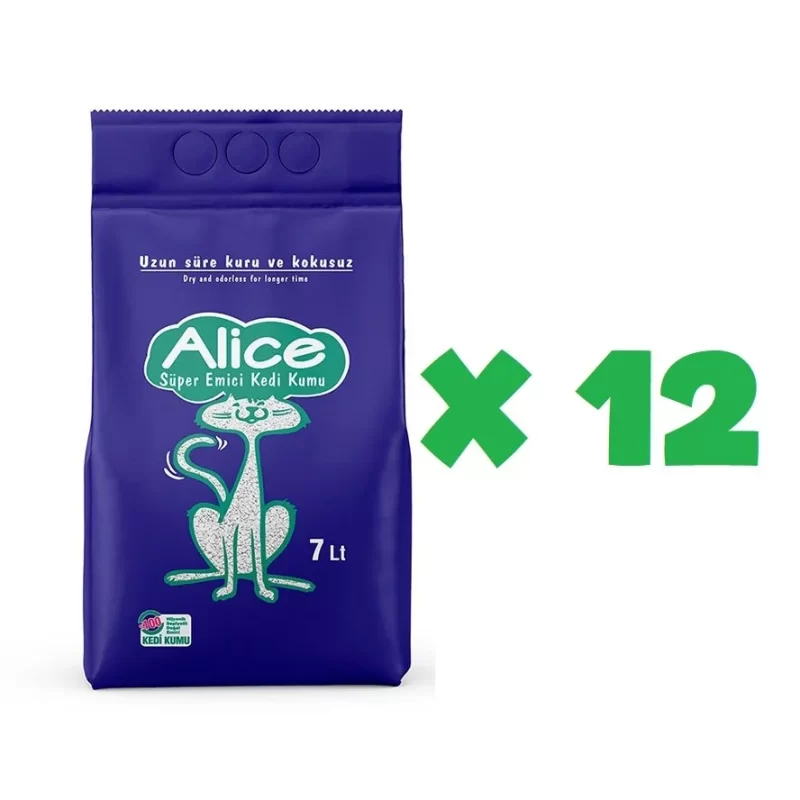 Alice Super Emici Kalın Taneli Kedi Kumu