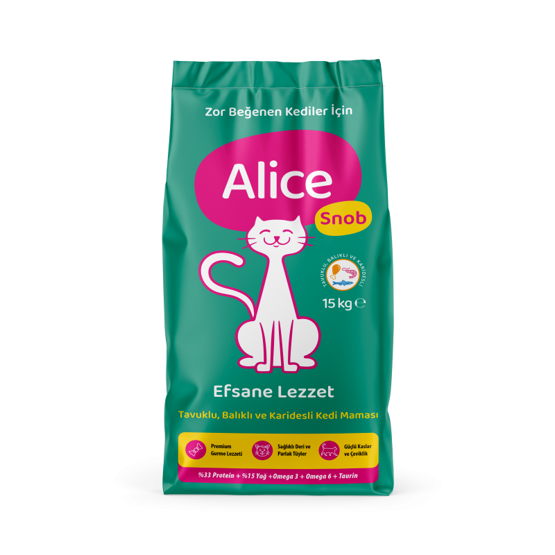 Alice Snob Kuru Kedi Maması 15 kg