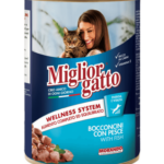 MigliorGatto Balıklı Chunks Kedi Konserve 405gr 24 ADET