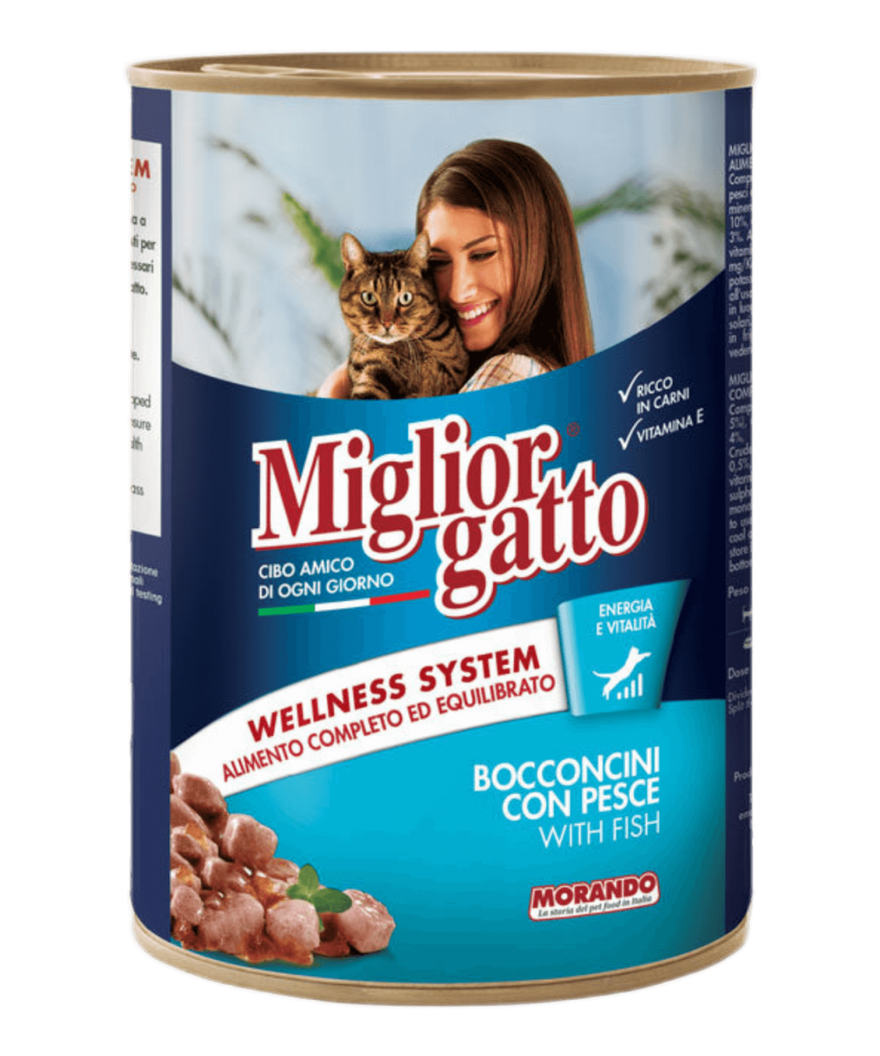 300105-1250x1500h MigliorGatto Balıklı Chunks Kedi Konserve 405gr 24 ADET - Görsel 1
