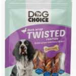 Dog Choice Ördek Sargı Bükülmüş Çiğ Deri Köpek Ödülü 80Gr X 8 Paket