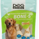Dog Choice Tavuk Dürüm Çiğ Deri Düğüm Köpek Ödül Maması 80Gr X 5 Paket
