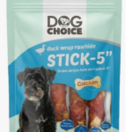 Dog Choice Ördek Sargı Ham Deri Çubuk Köpek Ödülü 80Gr X 6 Paket