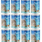 Alphapet Somonlu Ezme/Pate Super Premium Kısırlaştırılmış Kedi Konservesi 400gr x 12 Adet