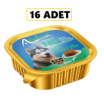 Alphapet Super Premium Kuzu Etli Ve Pirinçli Ezme/Pate Yetişkin Köpek Konservesi 100 Gr x 16 Adet