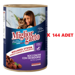 MigliorGatto Av Hayvanlı Karışık Chunks Kedi Konserve 405gr 144 ADET (GEL-AL ÜRÜNÜDÜR, KARGOLANMAZ!)