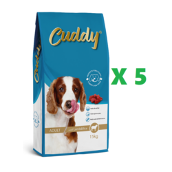 Cuddy Yetişkin Köpek Maması Kuzulu Pirinçli 5 x 15 Kg (GEL-AL ÜRÜNÜDÜR, KARGOLANMAZ!)